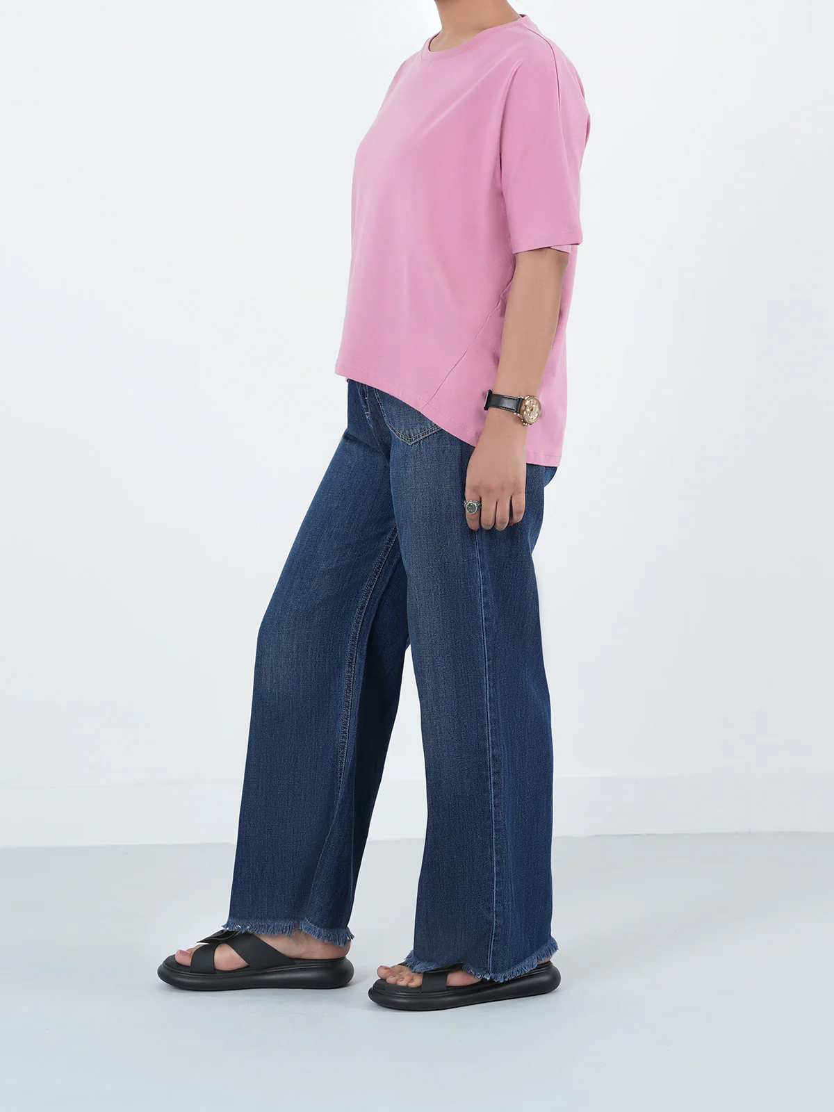 "NIRAV" Durable Plazo Fit Denim Pant - Image 3