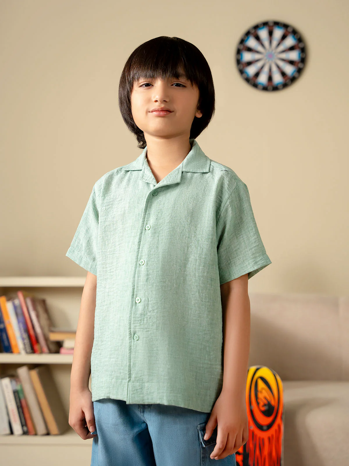 "ODIN" Solid Regular Fit Casual Shirt - Image 5