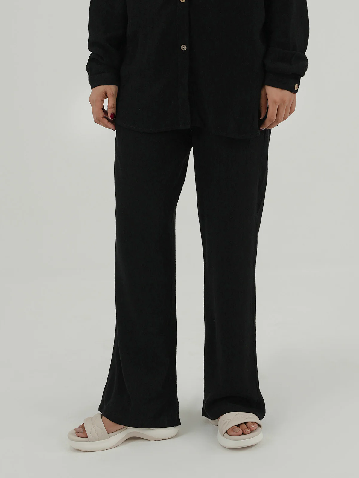 "ORAEFO" Regular fit Linen Co-Ord Set - Image 5