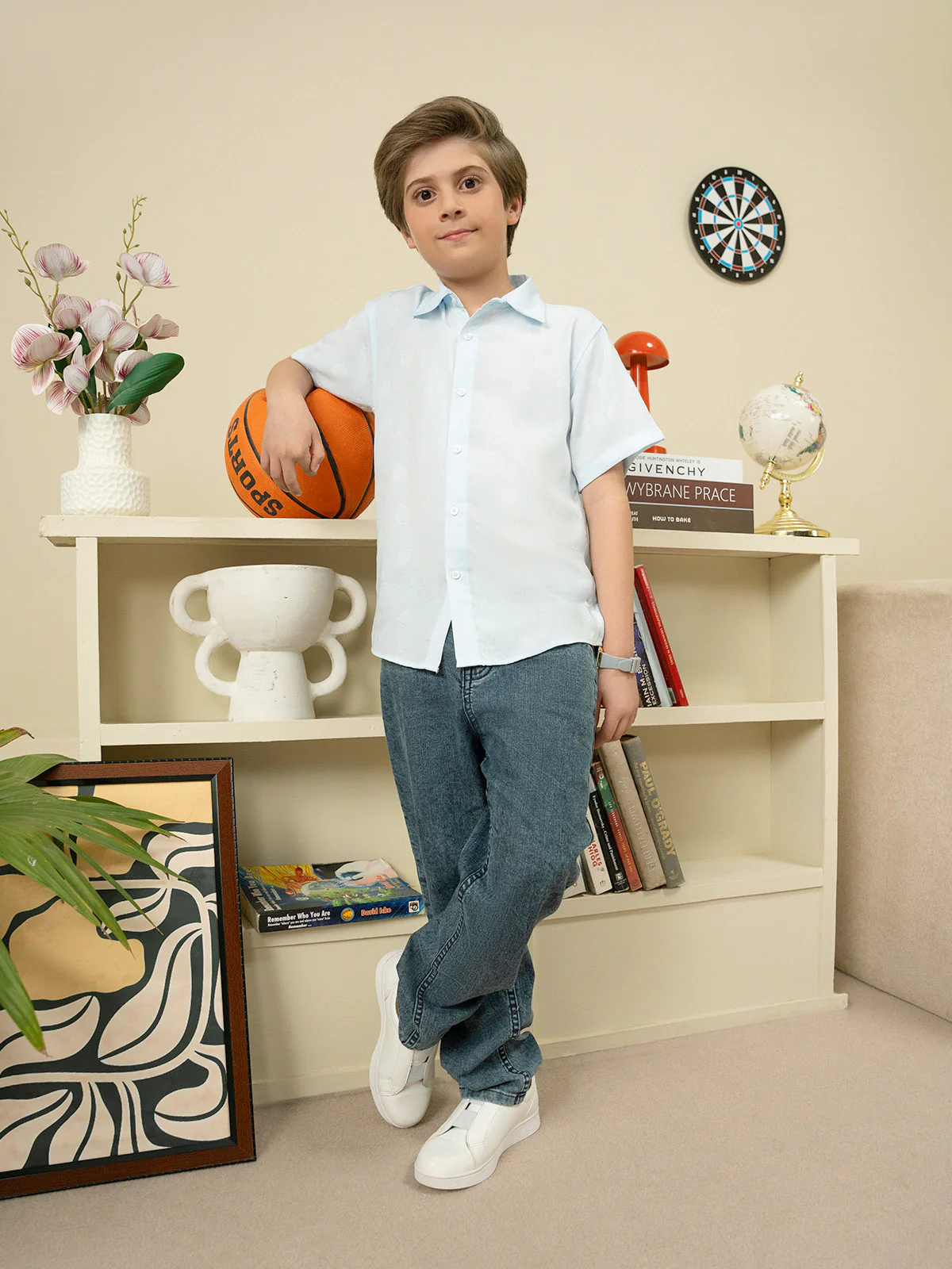 "OSIRIS" Solid Regular Fit Casual Shirt - Image 5