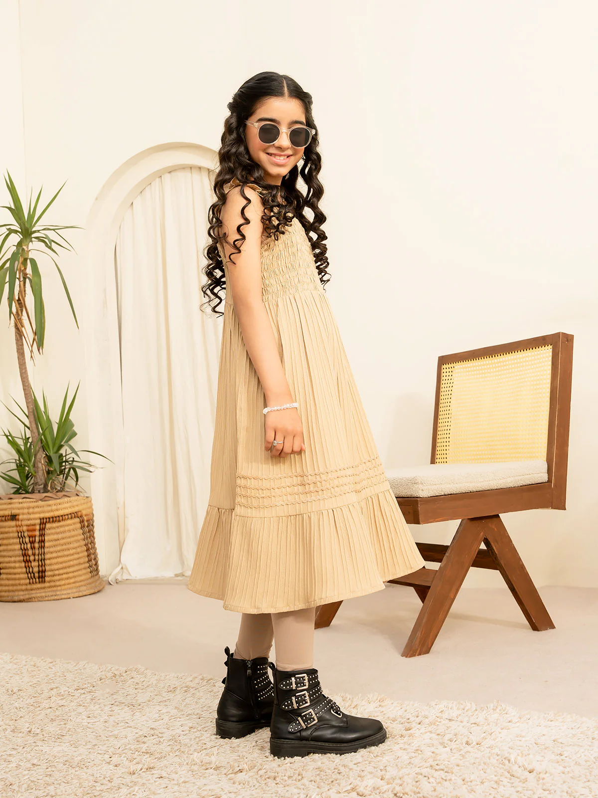 "PATRIK" Basic Regular Cotton Dress - Image 9