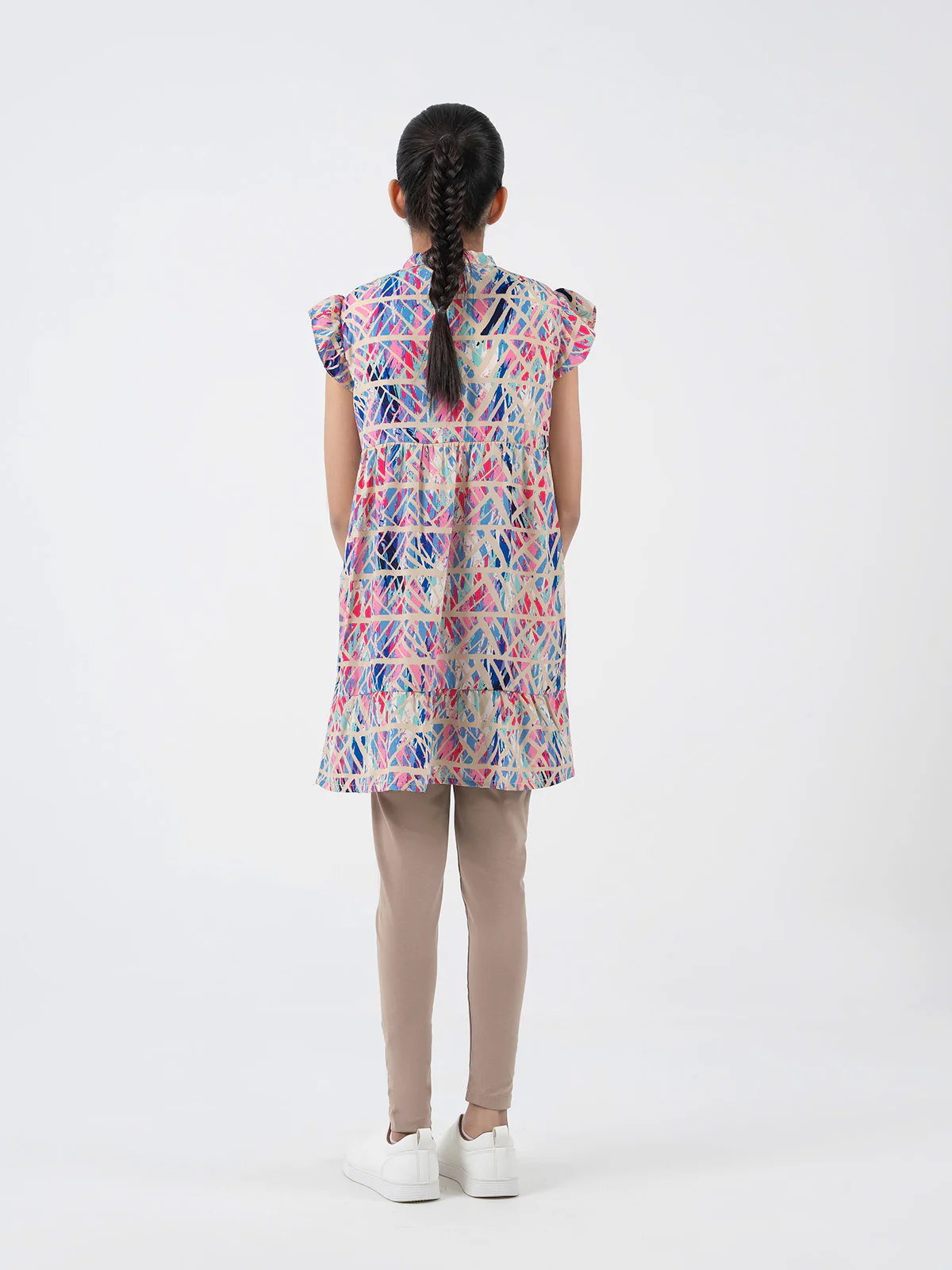 "PRANA" Regular Textured Cotton Dress - Image 5
