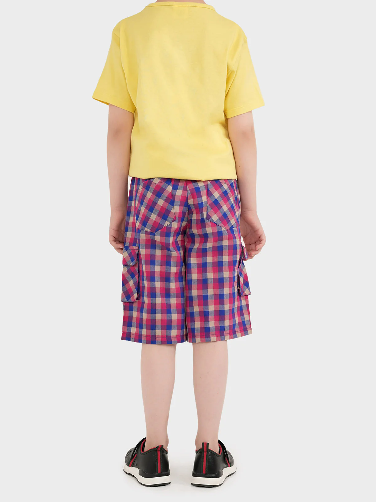 "PRANEE" Casual Checkered Shorts - Image 4