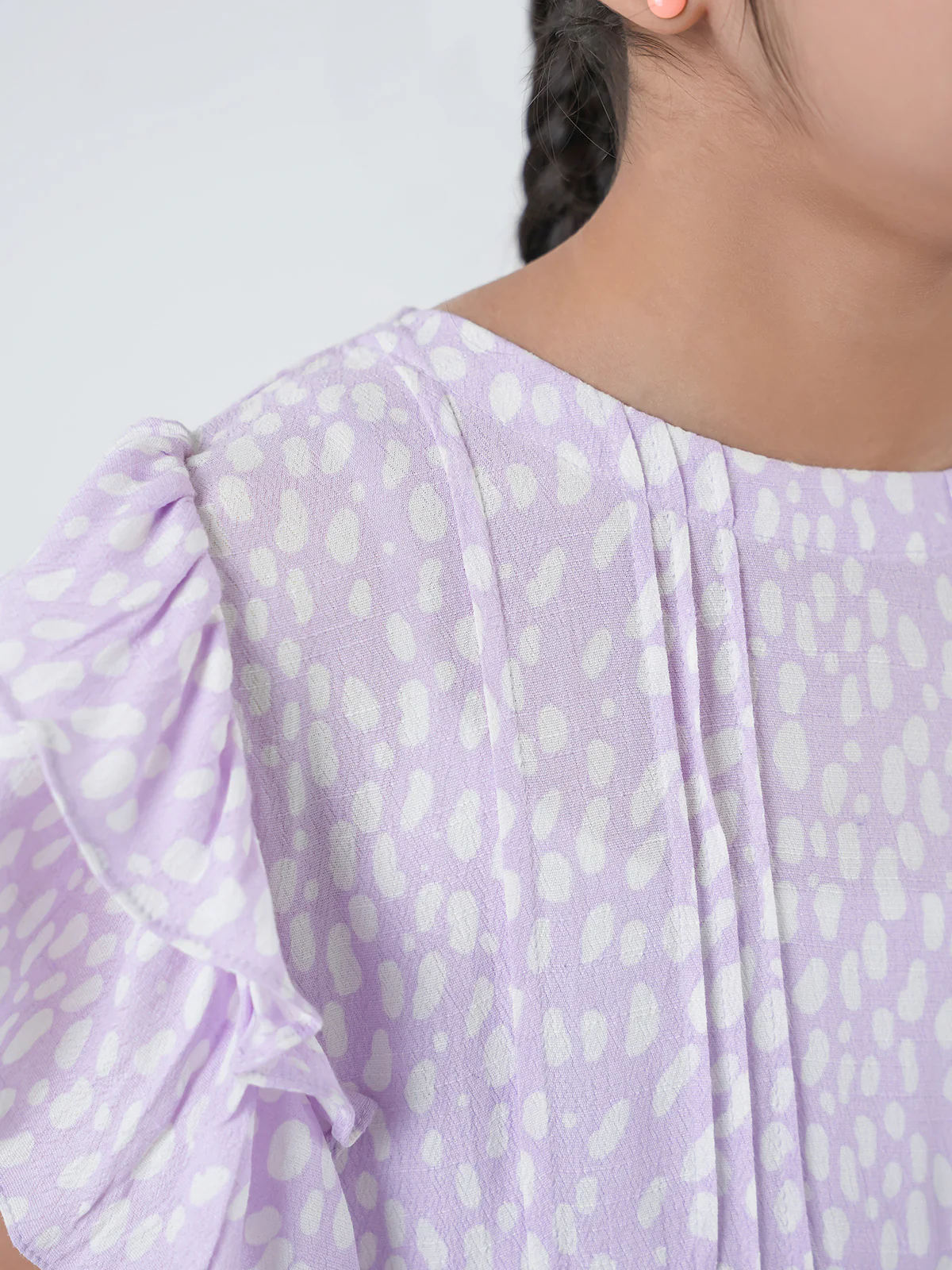 "PRIAB" Basic Regular Cotton Dress - Image 3