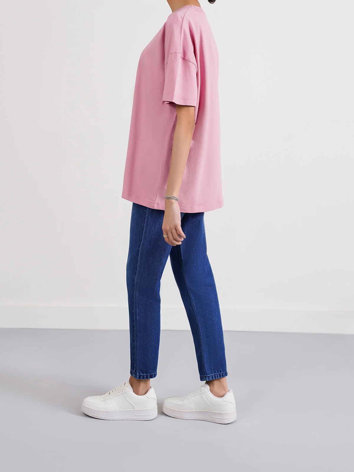 "REIDAR" Drop Shoulder Basic T-Shirt - Image 3