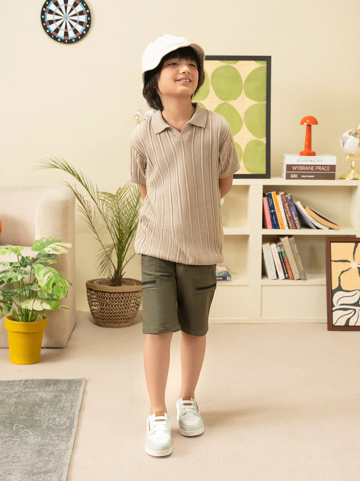 "SALVAD"Solid Regular Fit Polo Shirt - Image 2