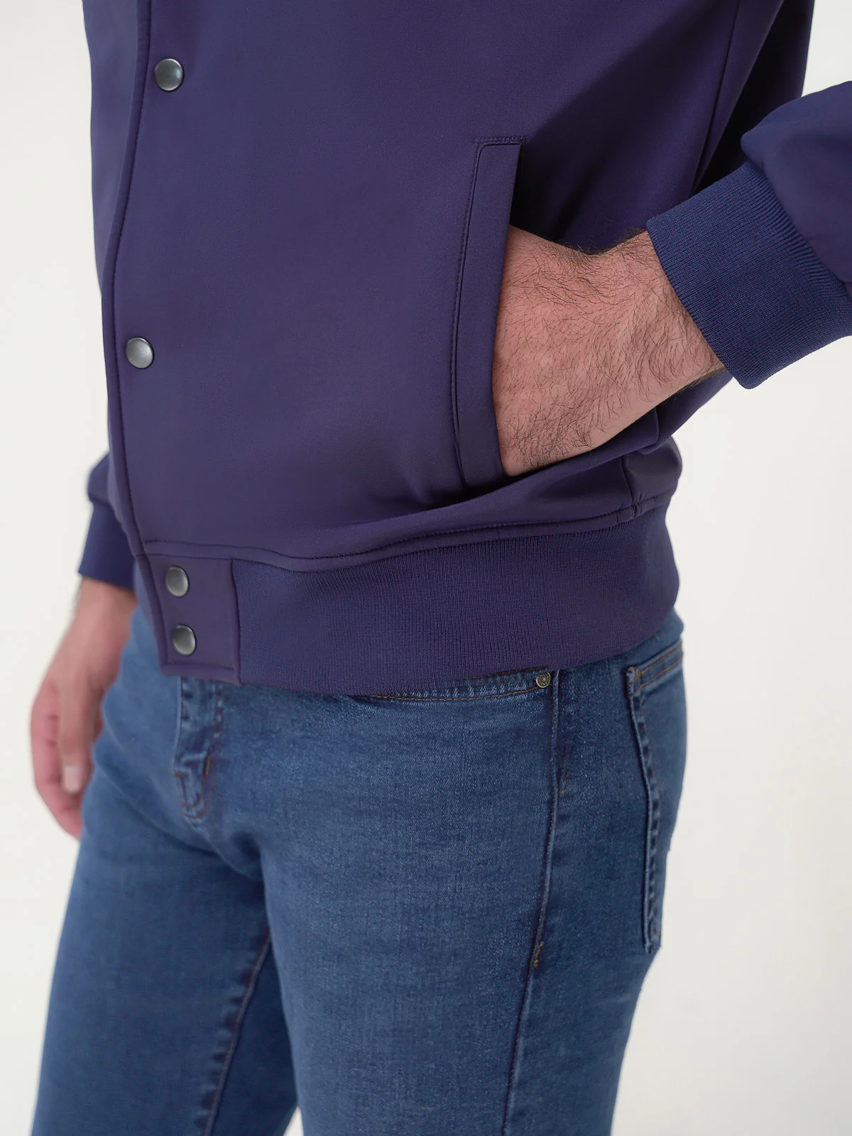 "SCEPTRUM" Bomber Button Up Jacket - Image 4