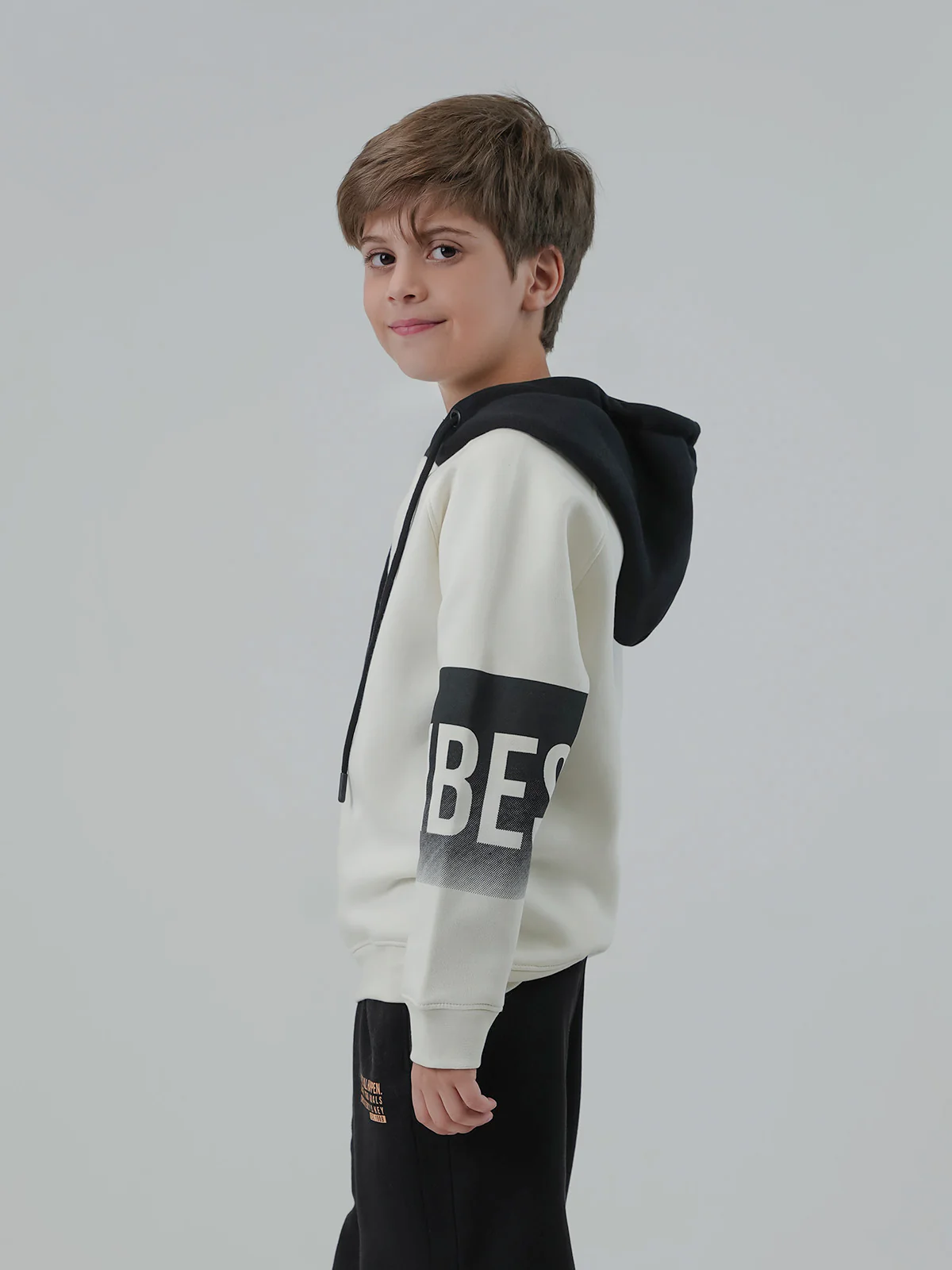 "SCHATZI" Warm Cut &amp; Sew Fleece Hoodie - Image 2