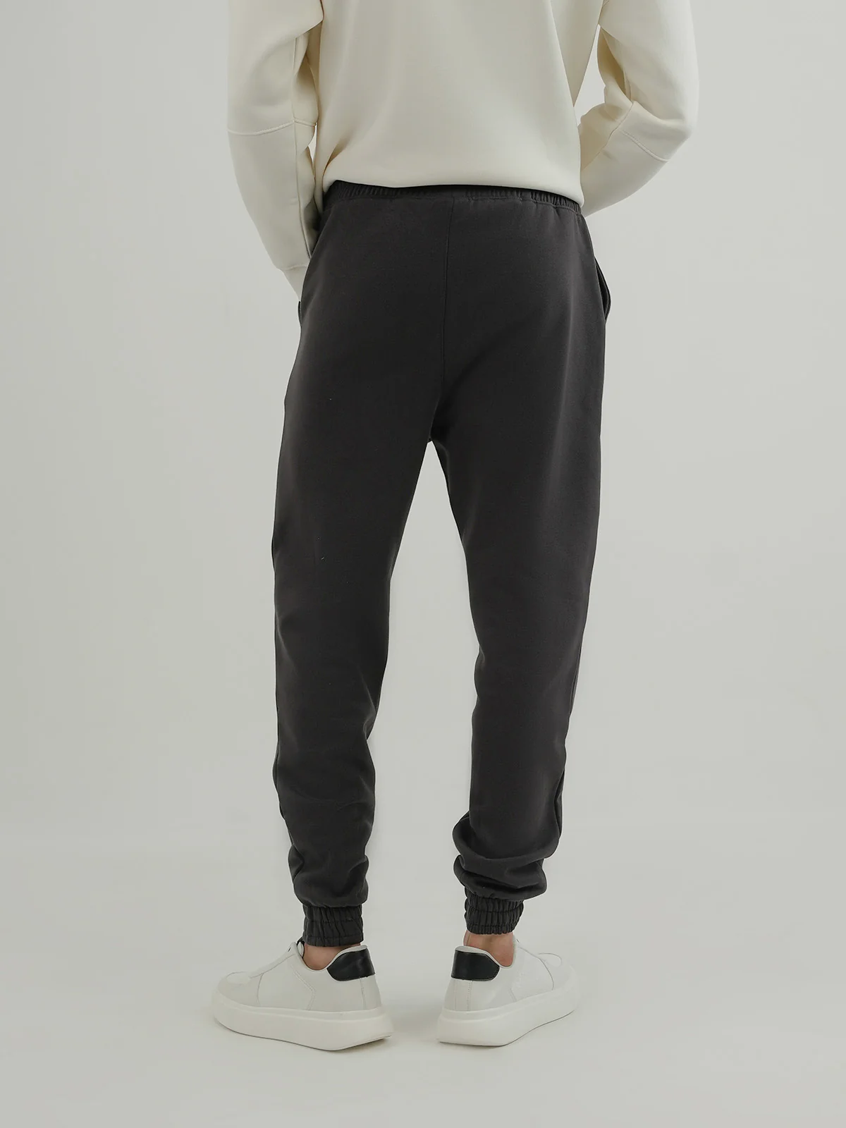 "SILVIJN" Graphic Regular Fit Fleece Trousers - Image 4
