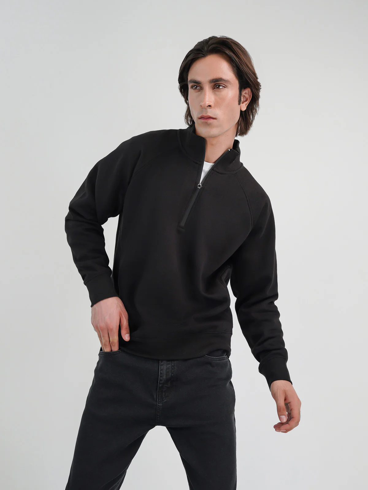 "STANKO" Casual Fleece Zipper Sweatshirt - Image 2