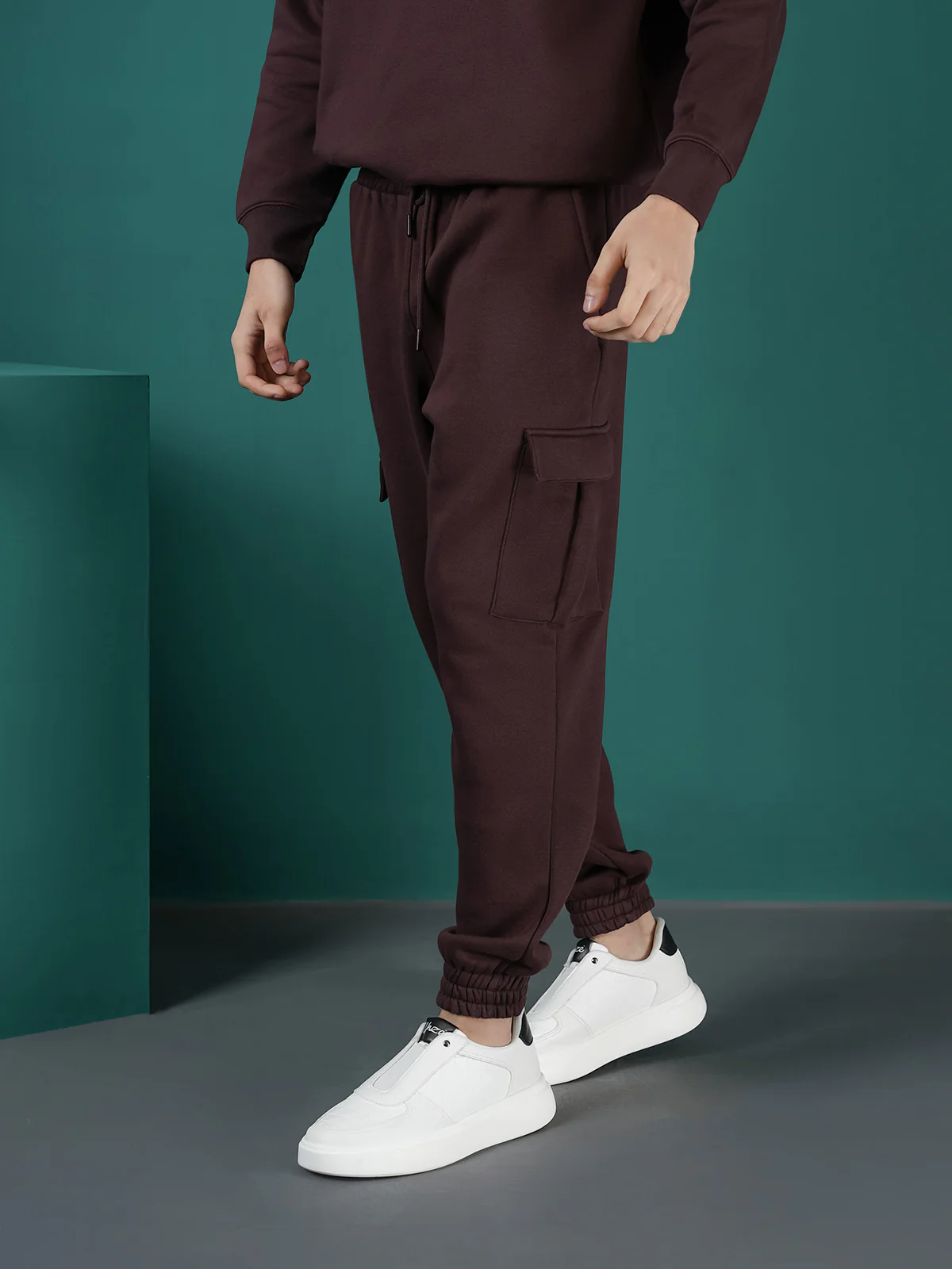 "STERRE" Graphic Regular Fit Fleece Trouser