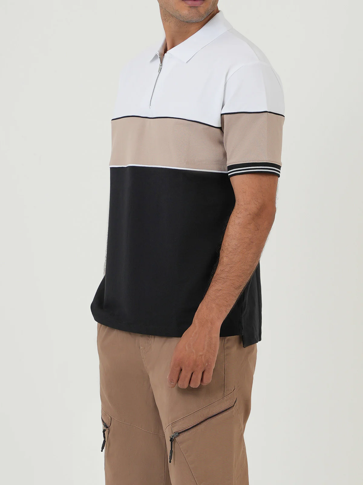 "TOLLAK" Stylish Regular Fit Polo Shirt - Image 3
