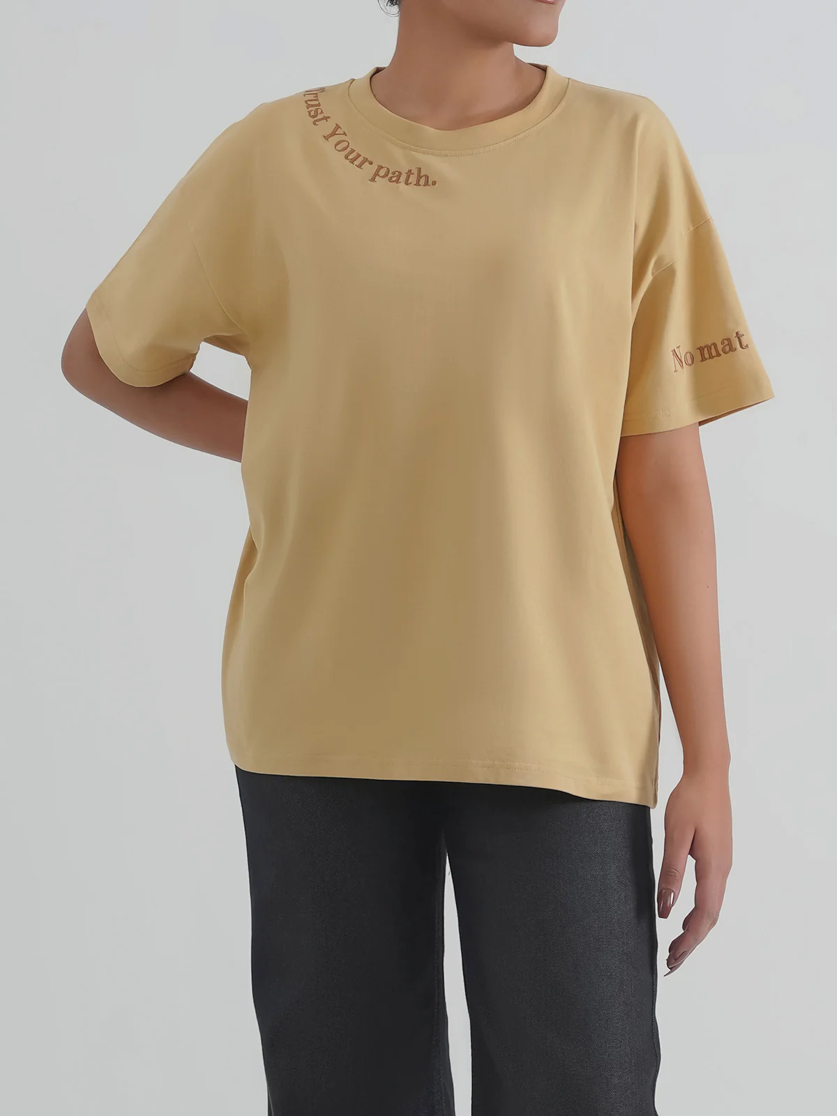 "VENDER" Graphic Drop Shoulder T-Shirt