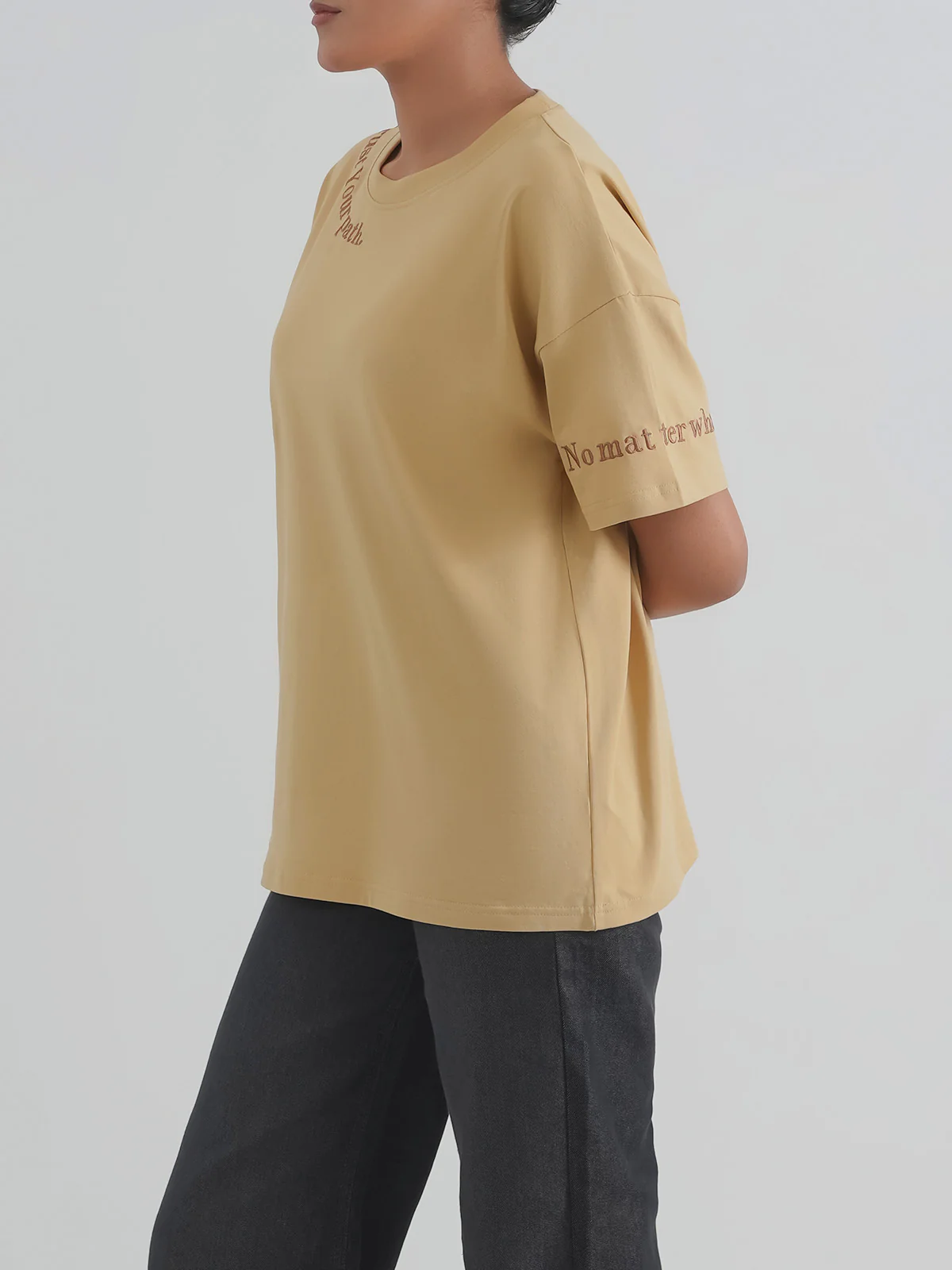 "VENDER" Graphic Drop Shoulder T-Shirt - Image 2