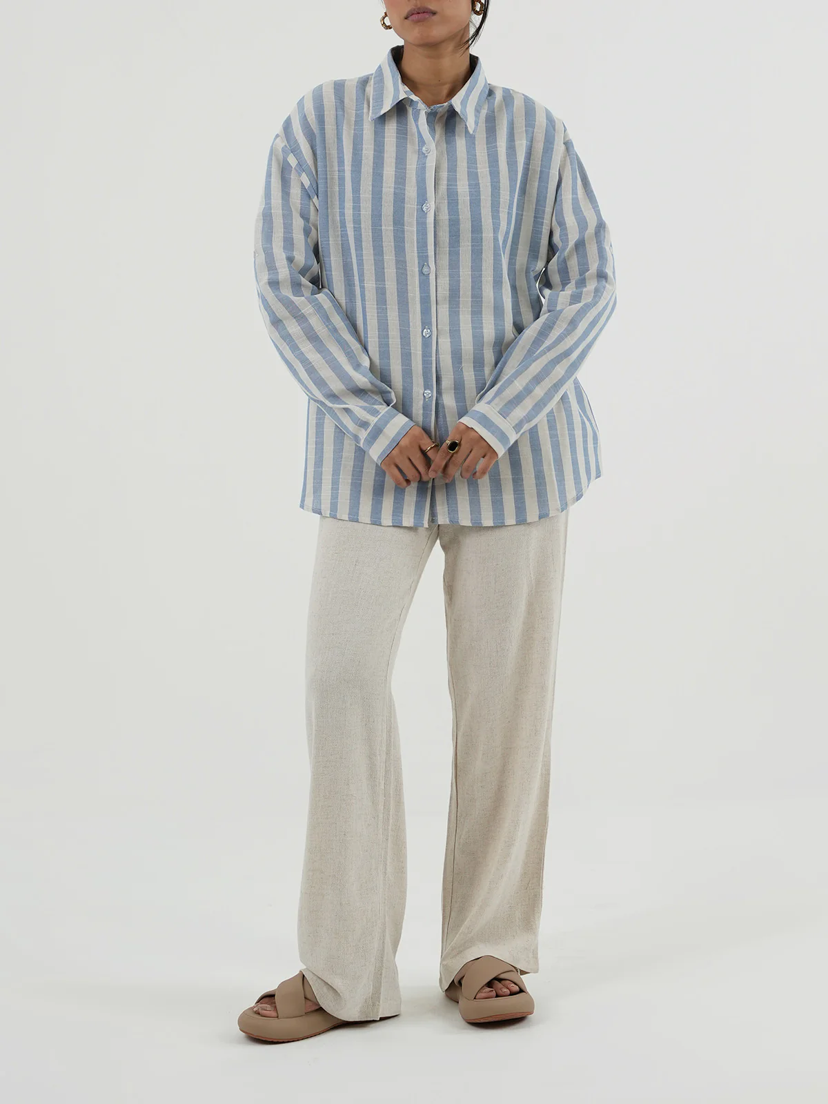 "VERDI" Regular Fit Cotton Top - Image 2