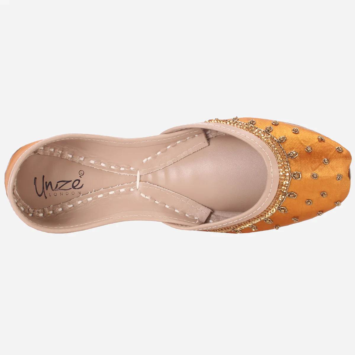 Women "ACHIM" Leather Embellished Khussa - Image 4