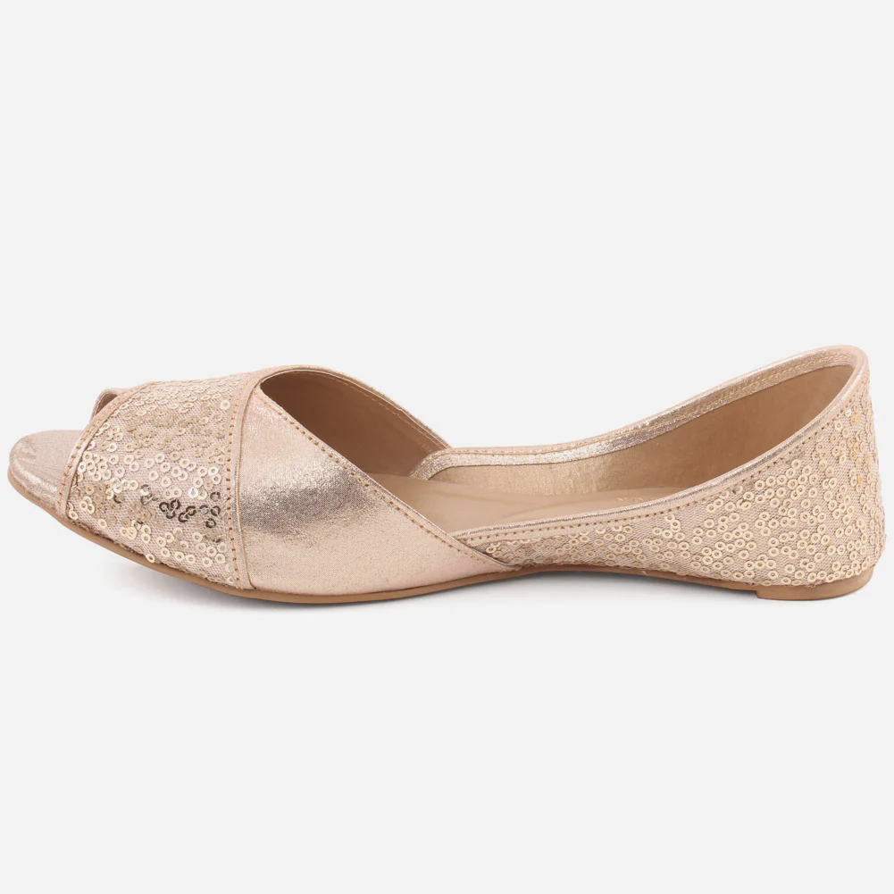 Women "ADE" Lightweight Peep Toe Khussa - Image 3