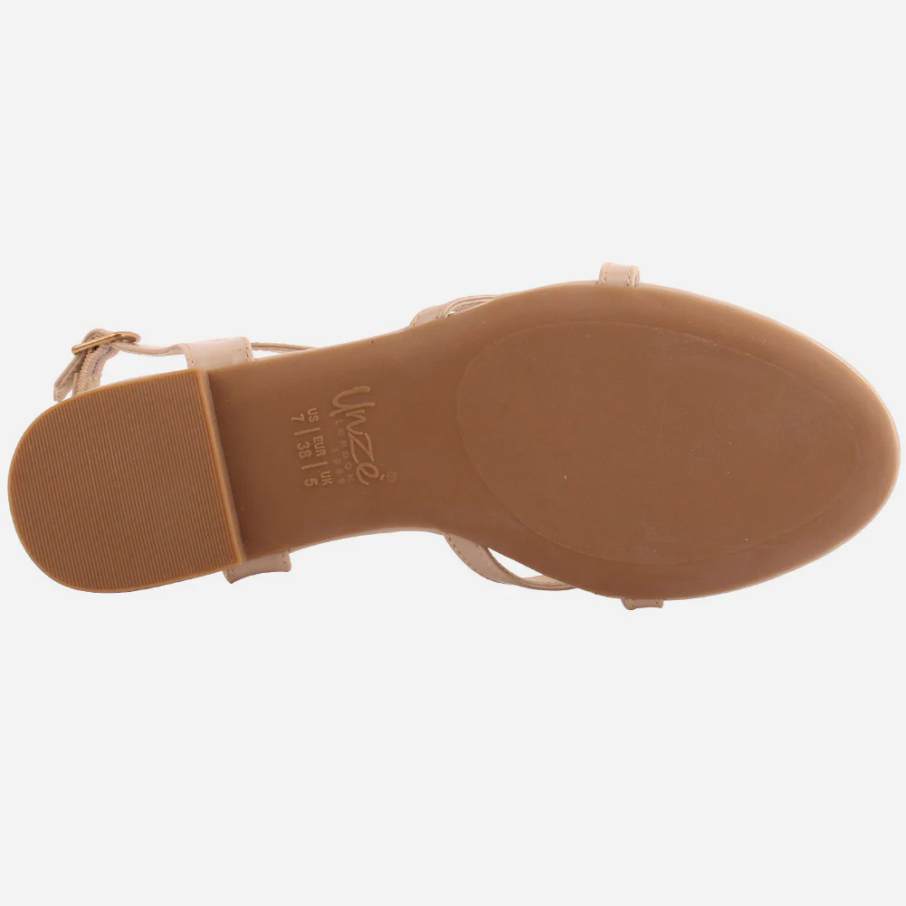 Women "ADELA"Comfort Cross Starp Flat Sandals - Image 5