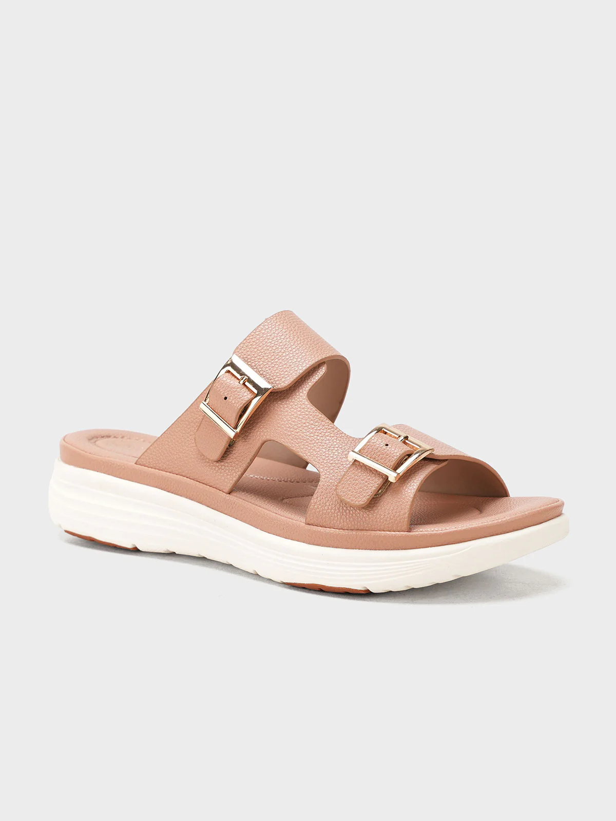 Women "AERYN" Buckle Design Comfort Slippers