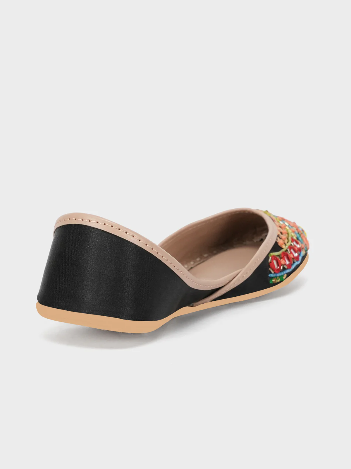 Women "AHMEIRA" Thread Work Leather Khussa - Image 3