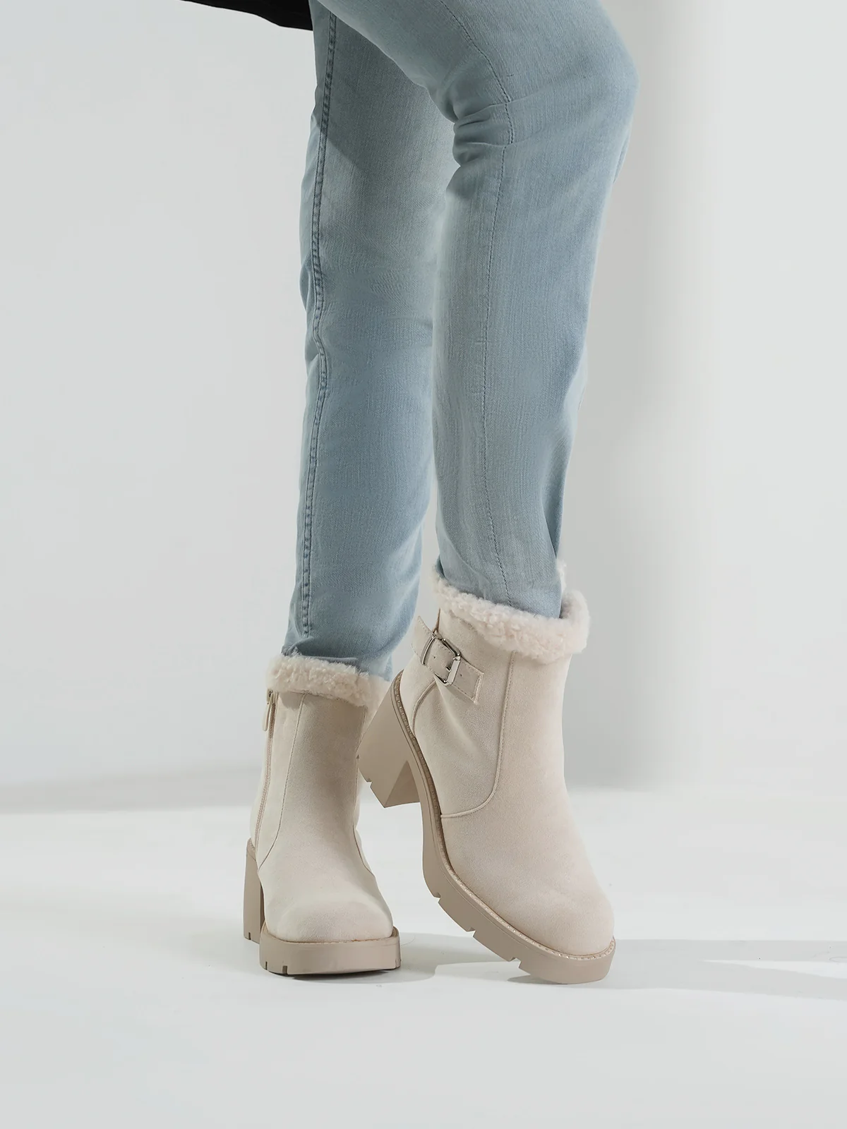 Women "AIYANA" Cozy Soft Ankle Boots - Image 12