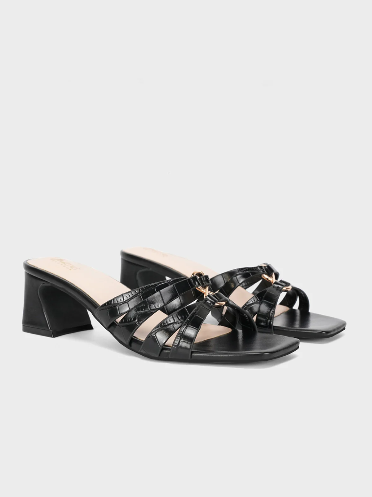 Women "ALEZAE" Block Heel Sandals - Image 2