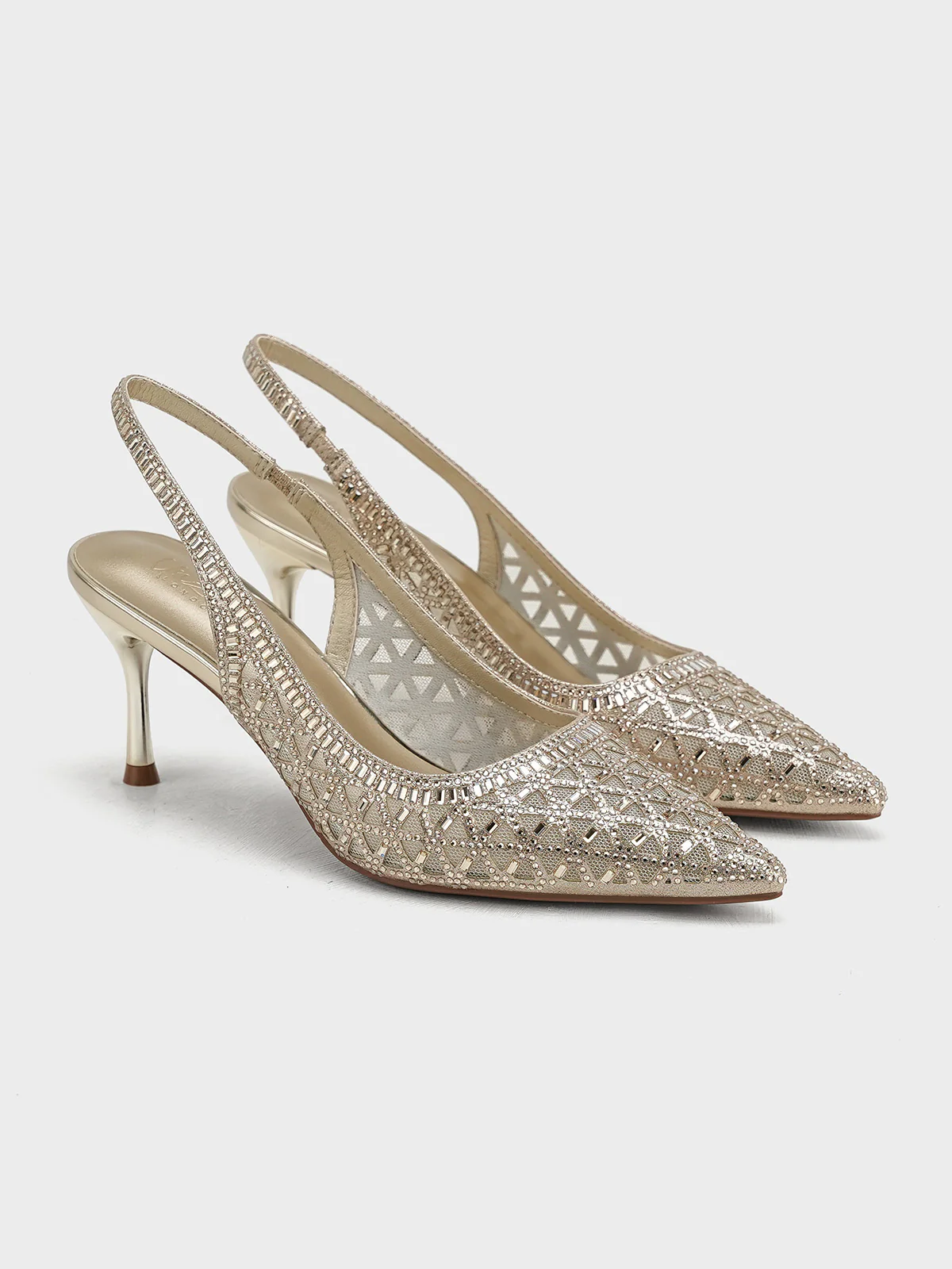 Women "ANNA" Elegant Fancy Heel Sandals - Image 4