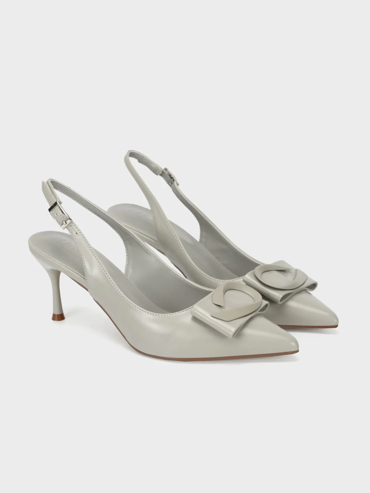 Women "ANNETTE" Pointy Back Strap Courts - Image 2