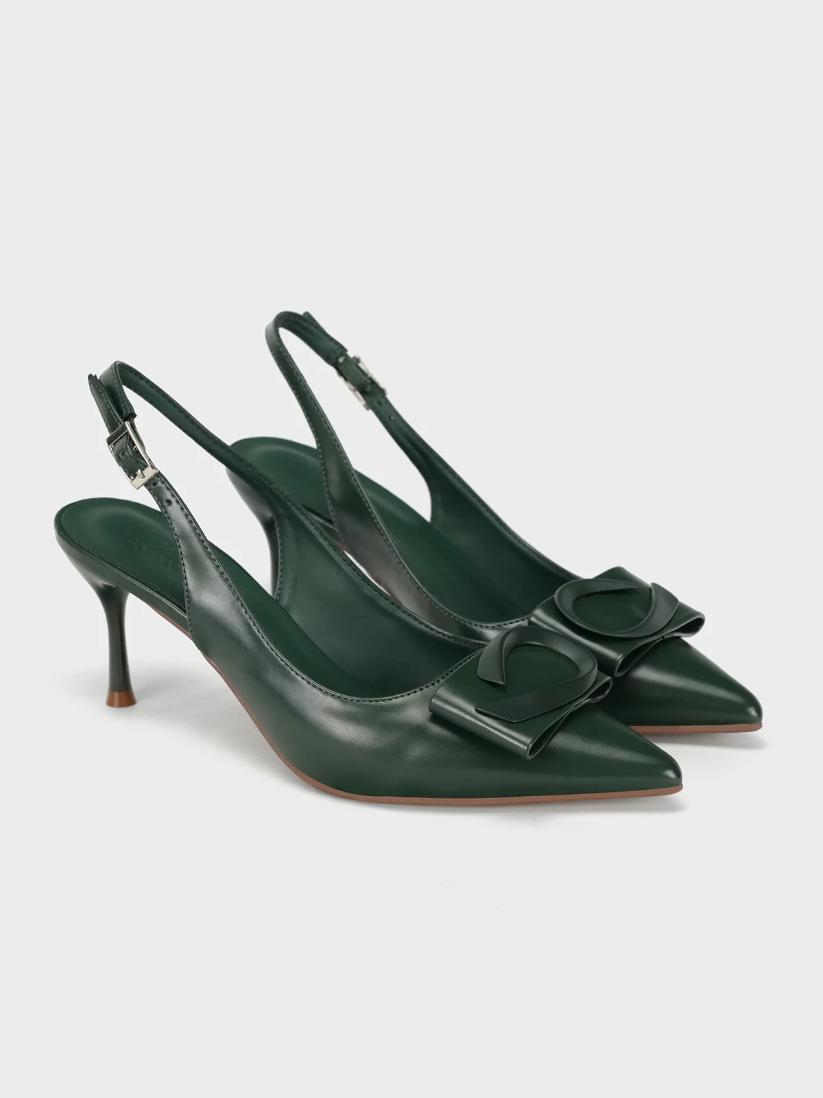 Women "ANNETTE" Pointy Back Strap Courts - Image 2