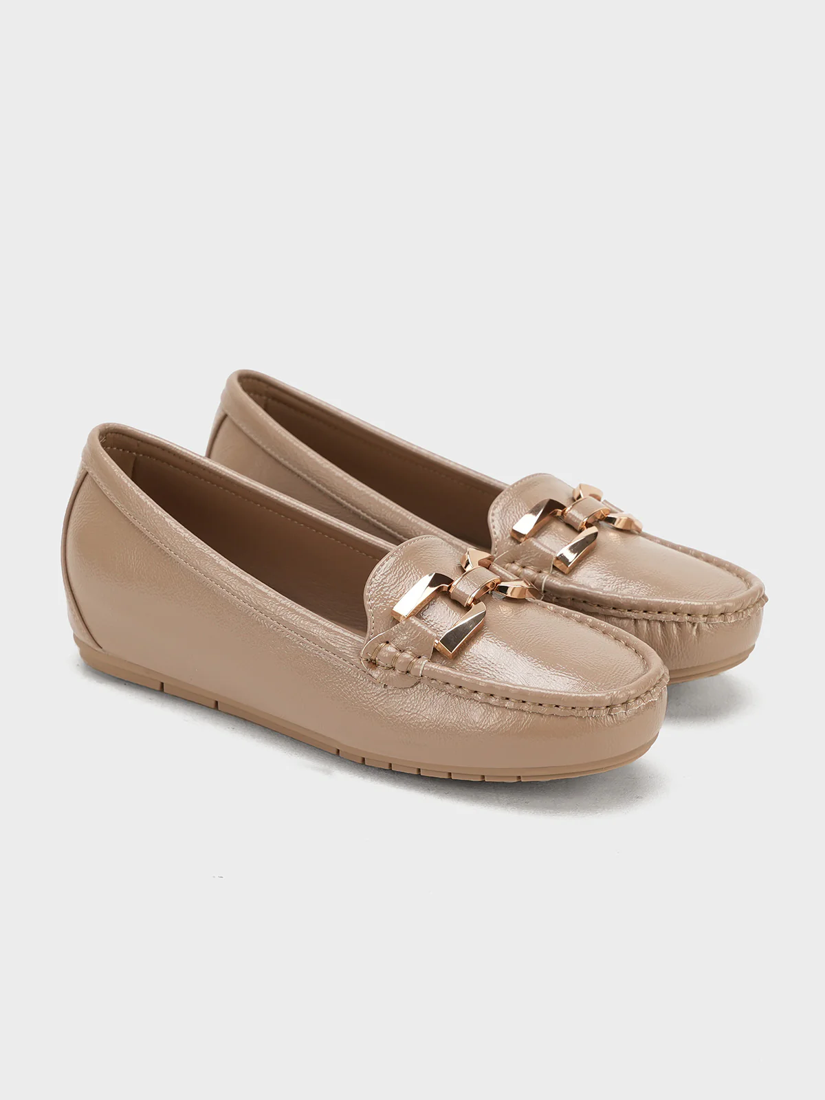 Women "ASHLEE" Classy Buckle Moccasins - Image 4