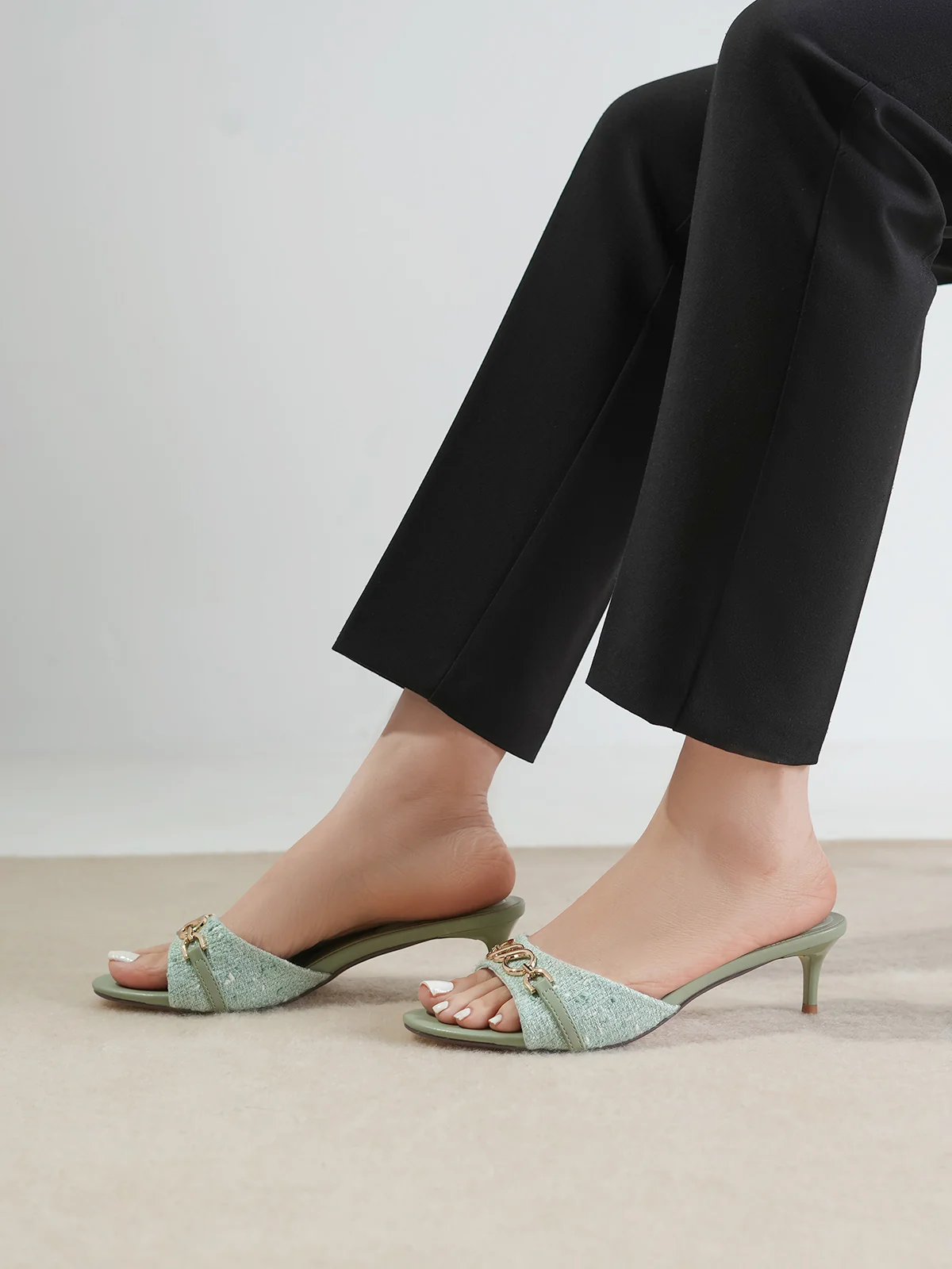 Women" AVRAM" Stylish Slip-On Sandals - Image 10
