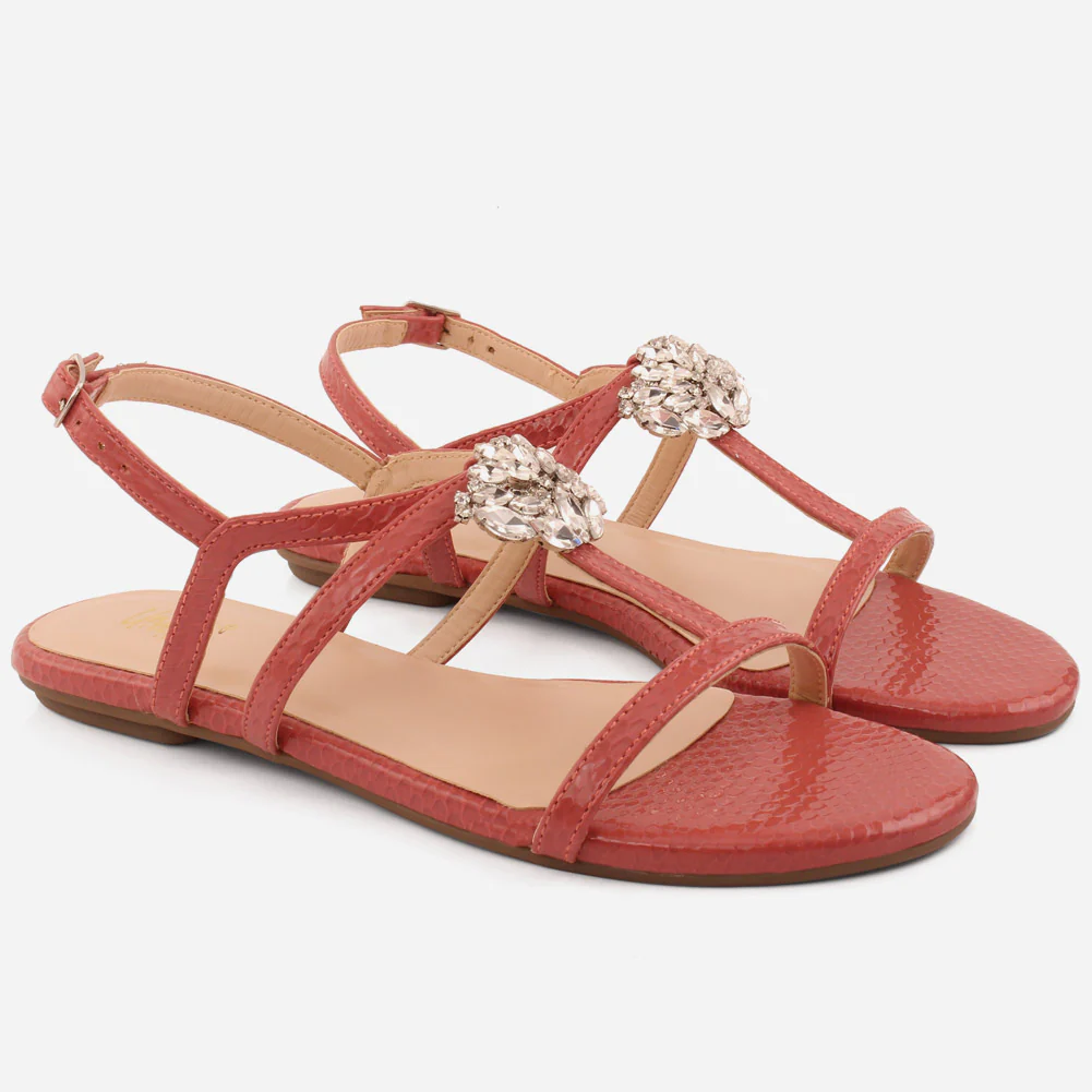 Women "AXEL" Back strap Flat Sandals - Image 2