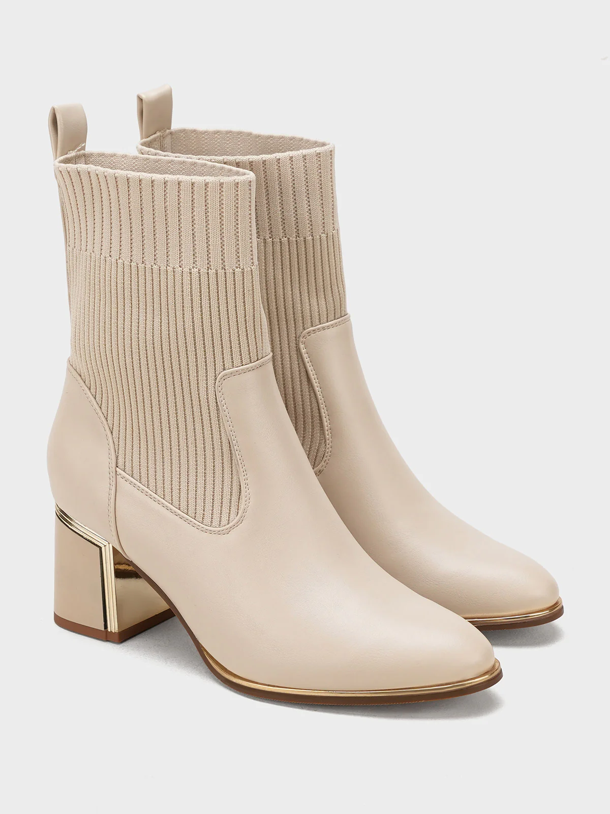 Women "AZALEE" Block Heel Ankle Boots - Image 4
