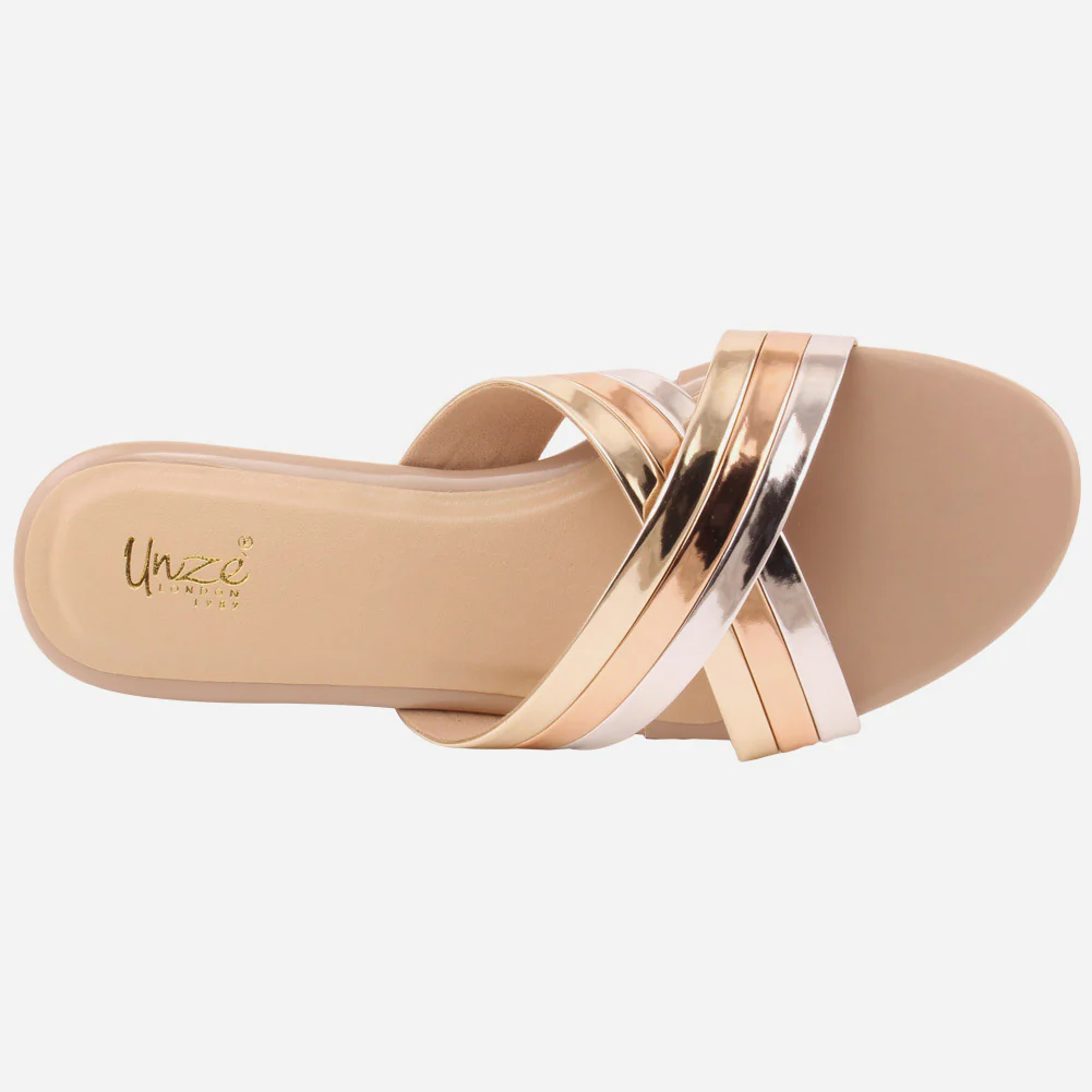 Women "BADY" Multi Color Slip On Slippers - Image 4