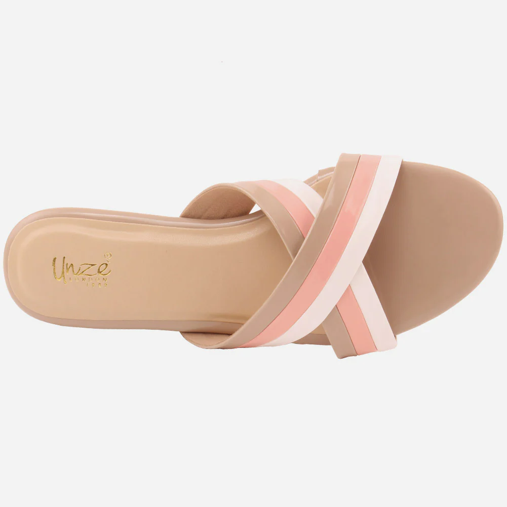 Women "BADY" Multi Color Slip On Slippers - Image 4