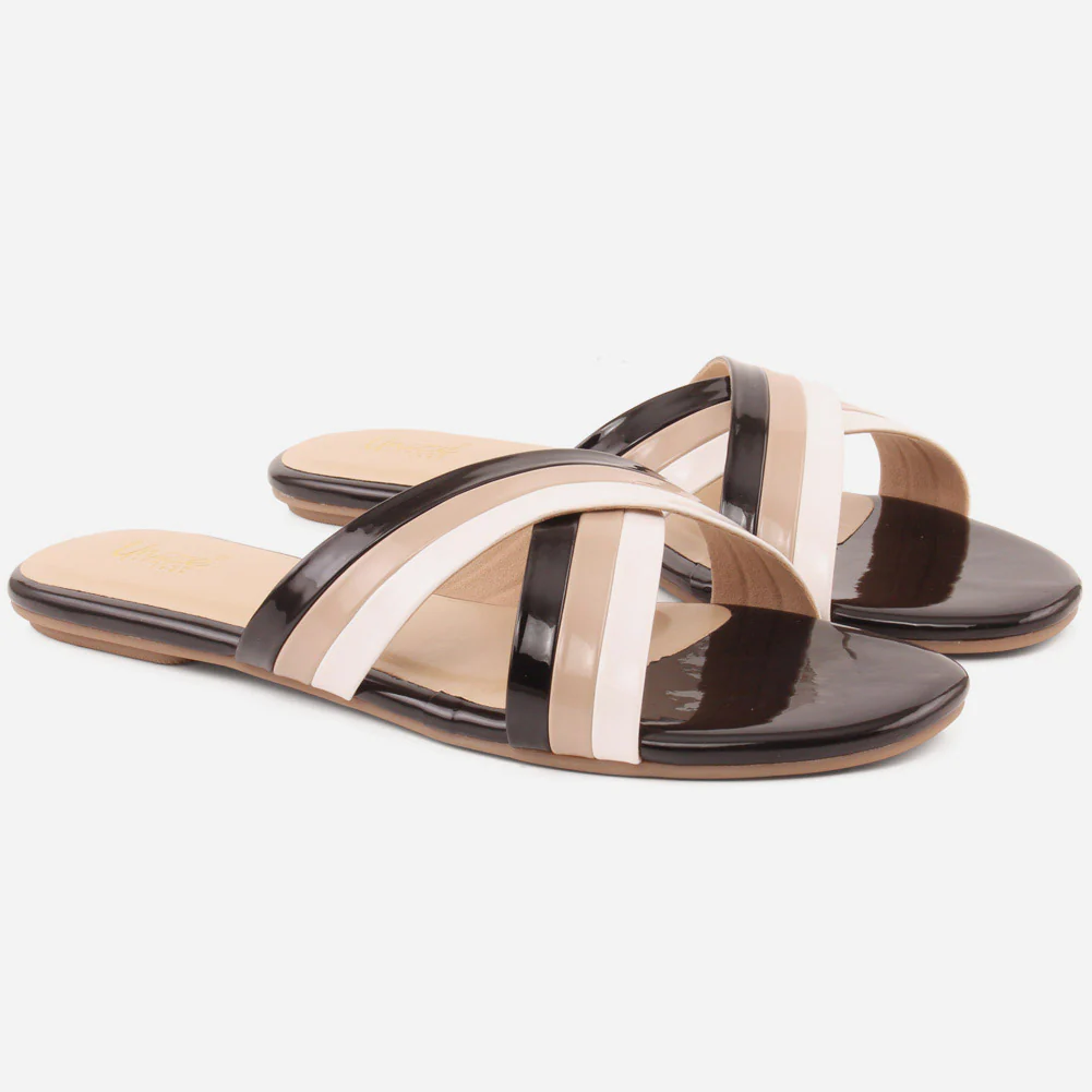 Women "BADY" Multi Color Slip On Slippers - Image 2