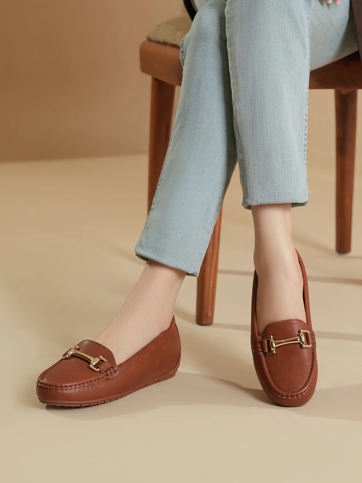 Women "BEXTER" Smart Buckle Moccasins - Image 3