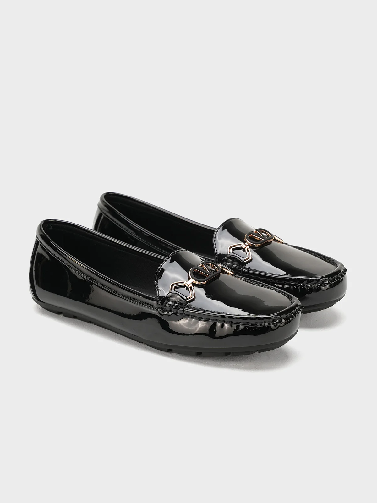 Women "BLUESY" Lightweight Shiny Moccasins - Image 4