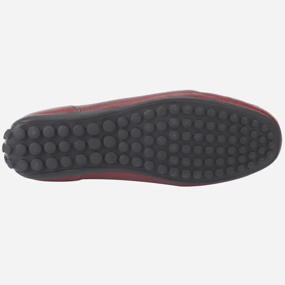 Women "BORLA" Buckled Leather Moccasins - Image 5