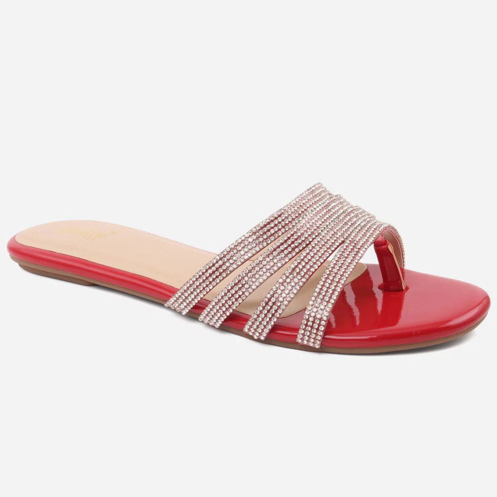 WOMEN "CLAUDIE" EVENING DECORATED SLIPPERS