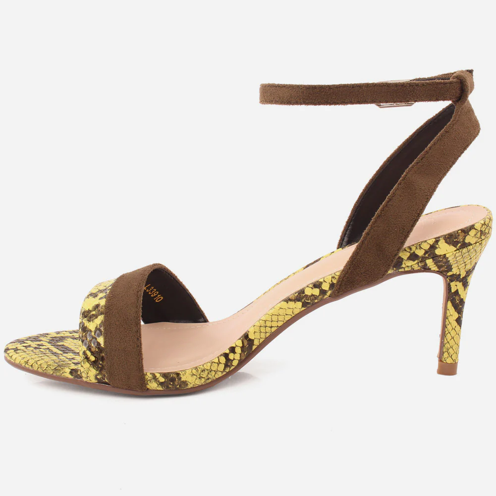 Women "Connie" Casual Suede Sandals With Buckle Fastening - Image 3