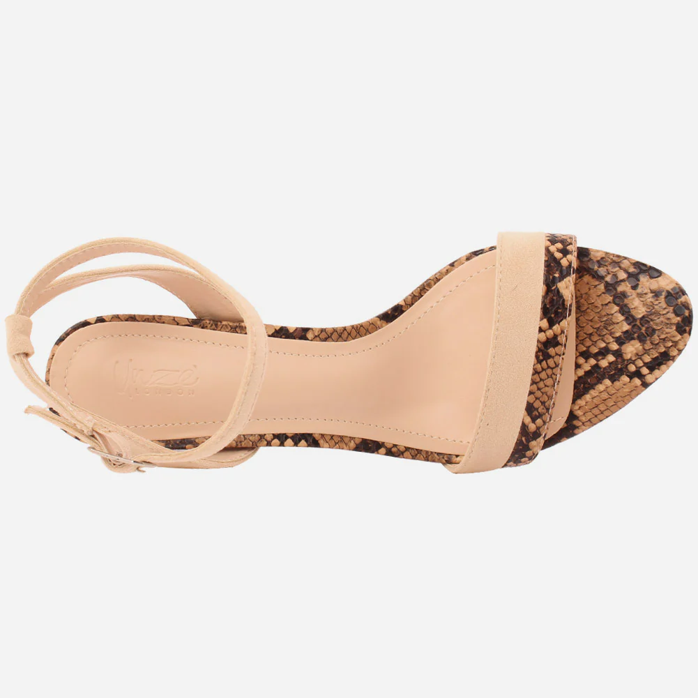 Women "Connie" Casual Suede Sandals With Buckle Fastening - Image 4