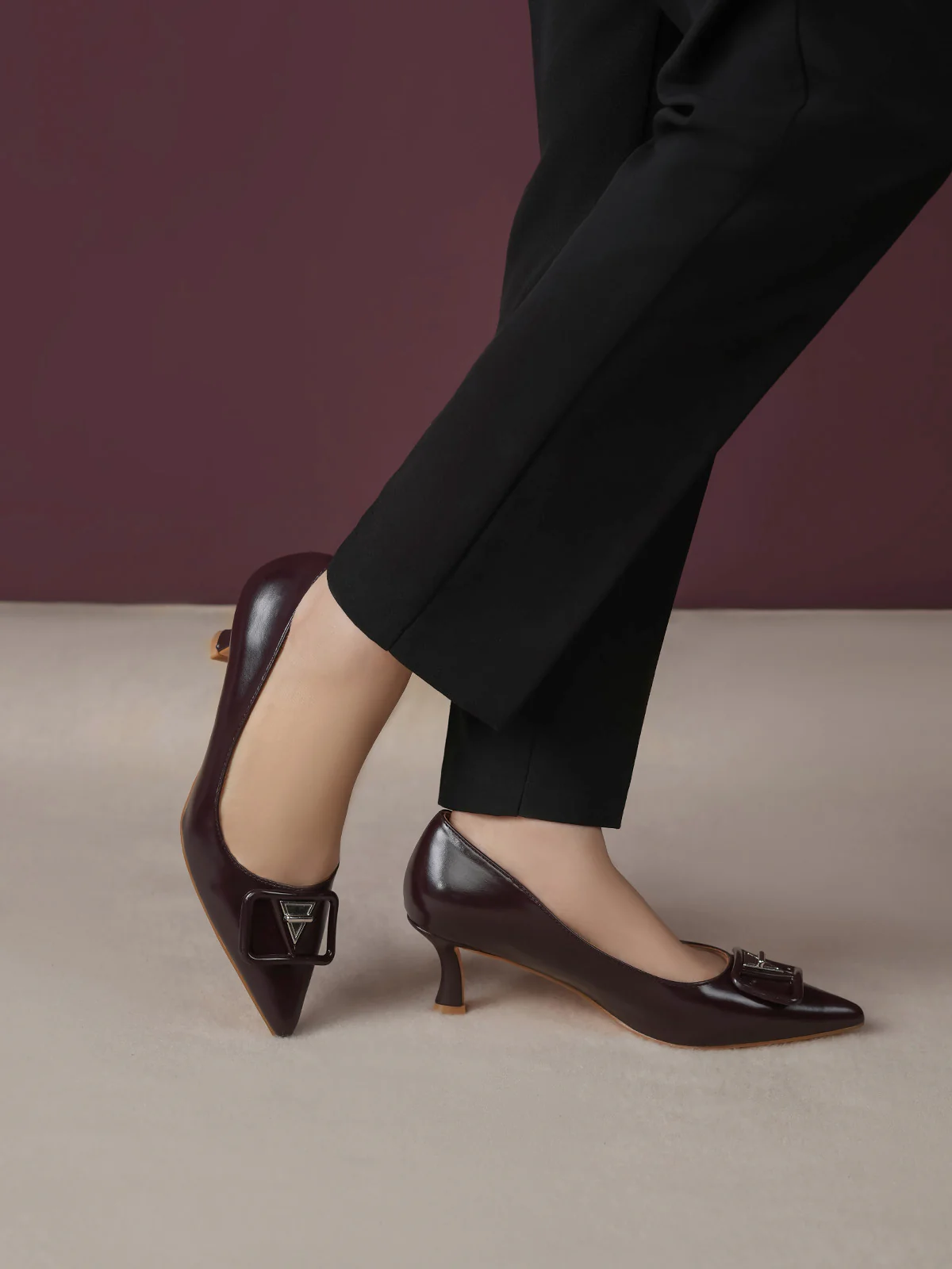 Women "CORD" Perfect Court Shoes - Image 6