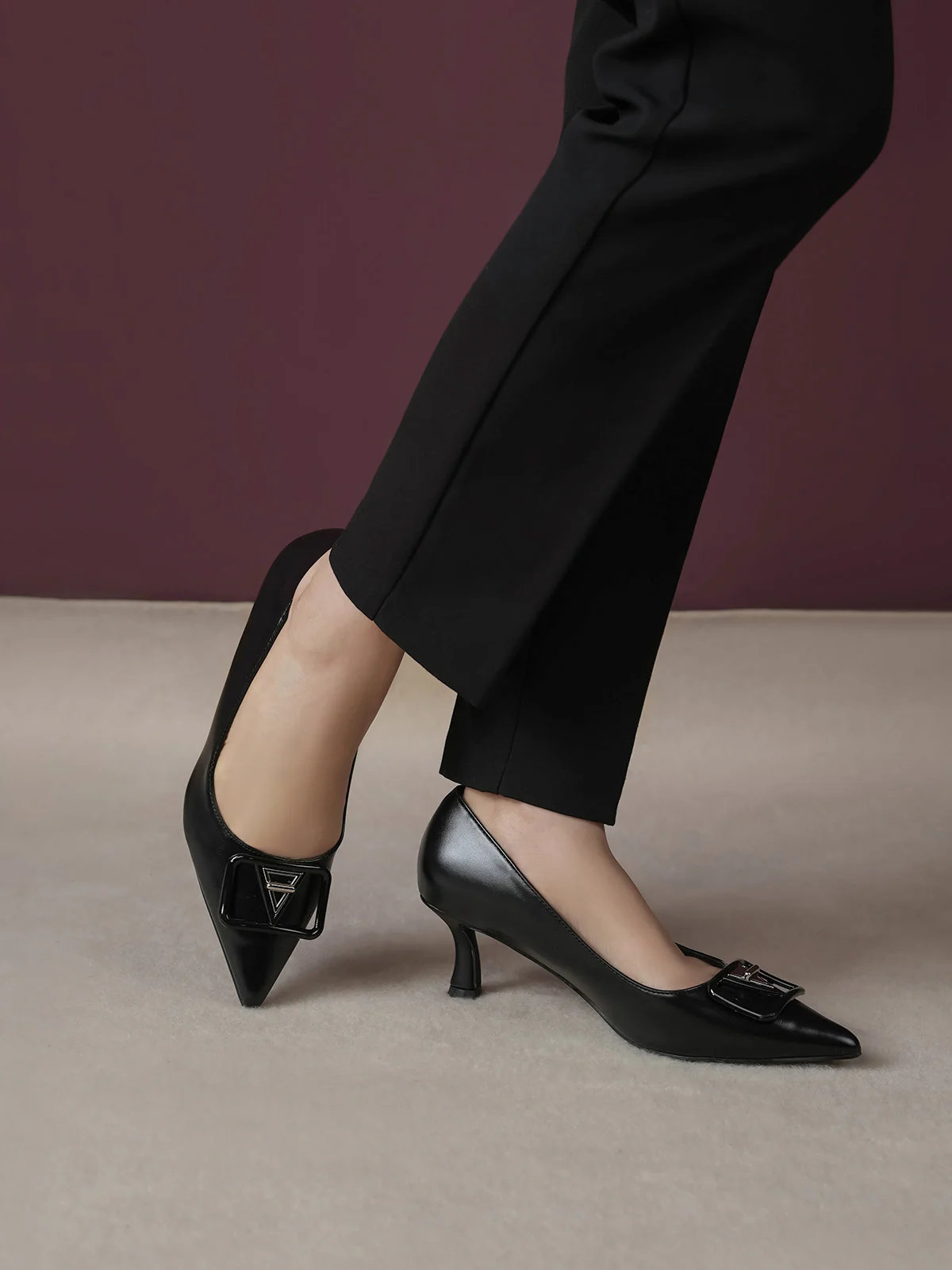 Women "CORD" Perfect Court Shoes - Image 3