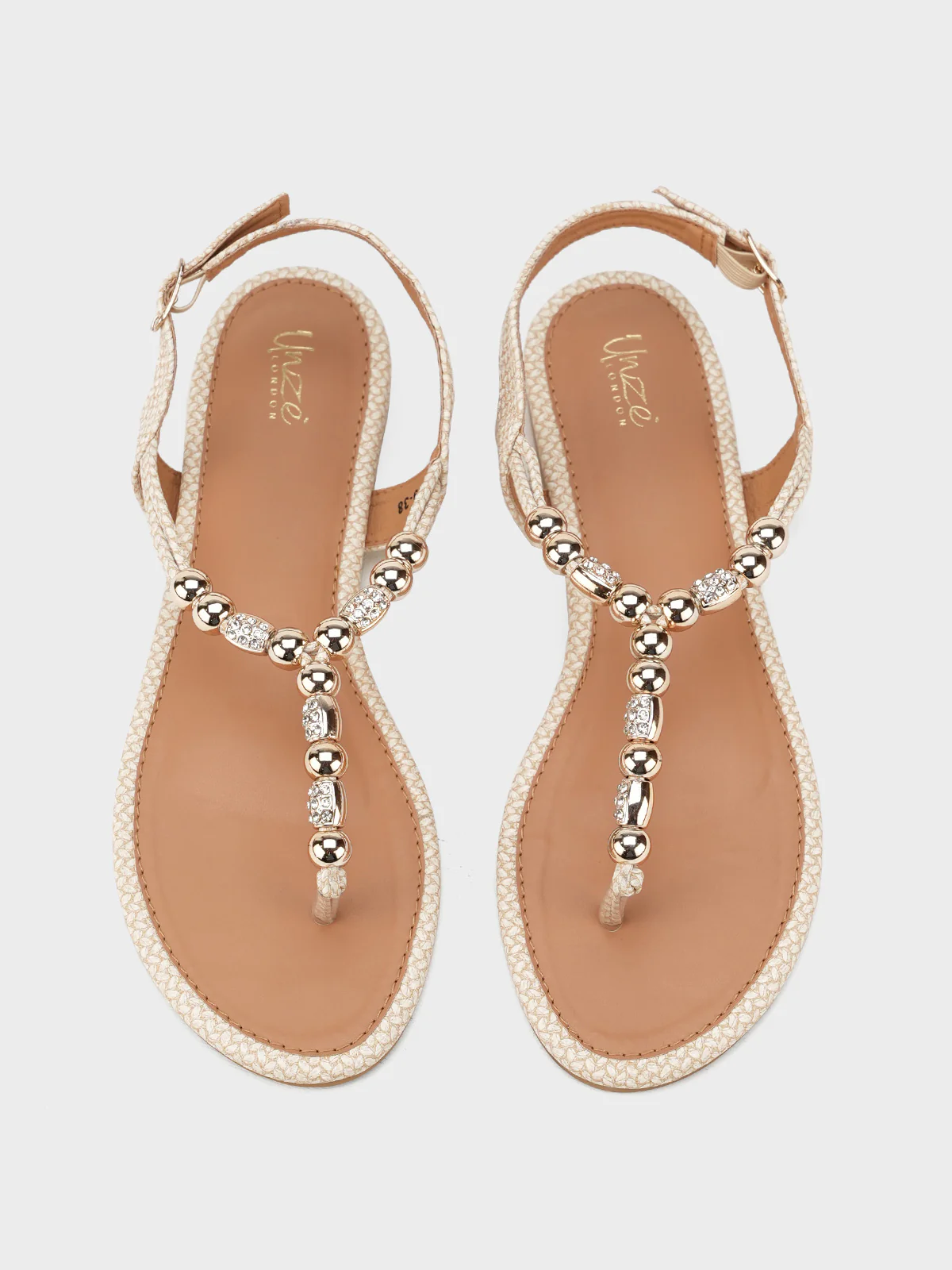 Women "CORSA" Ankle Strap Flat Sandals - Image 5