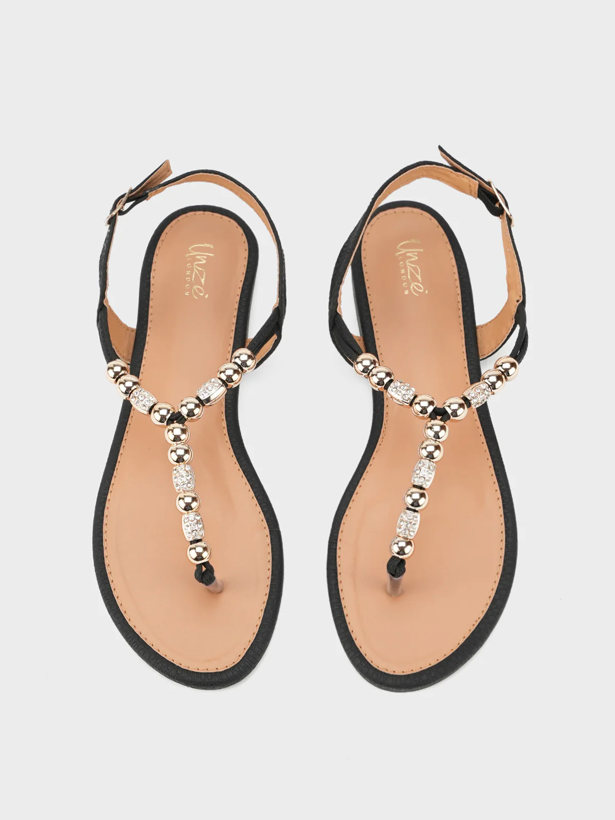 Women "CORSA" Ankle Strap Flat Sandals - Image 5
