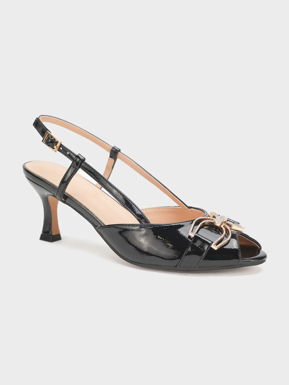 Women "DANILO" Stylish Heel Buckle Sandals - Image 2