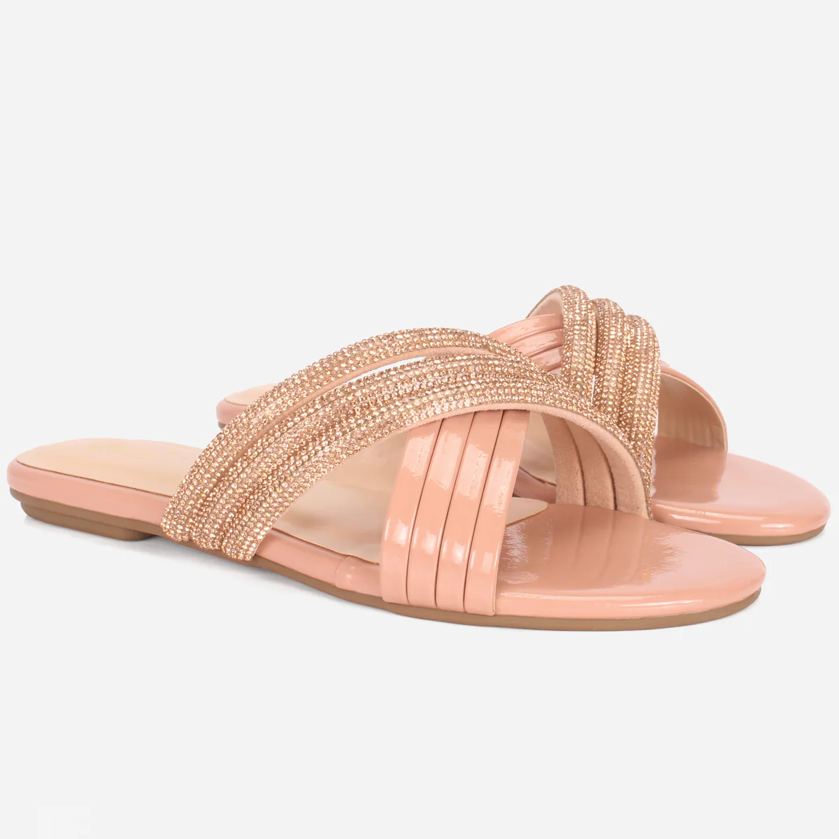 Women "DIANE" Decorated Flat Heel Slippers - Image 2
