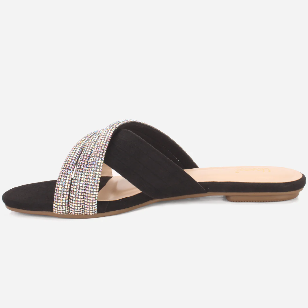 Women "DIANE" Decorated Flat Heel Slippers - Image 3