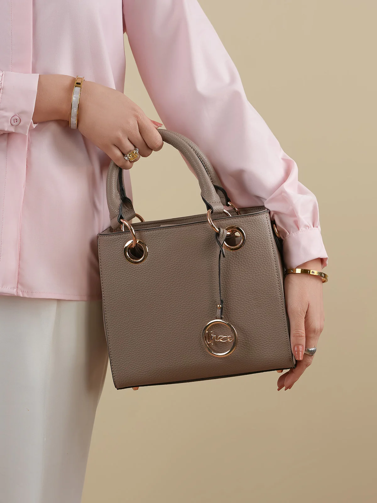 Women "EBONY" Modern Touch Handbag - Image 10